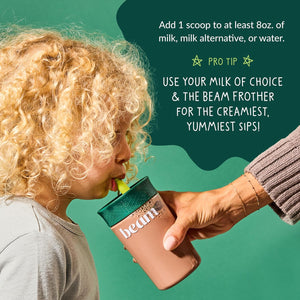 Beam Kids Multivitamin Powder – Kids Vitamins with Greens, Probiotic & Prebiotic, Immune Support for Children & Toddlers, No Artificial Sweeteners, for Picky Eaters, 20 Servings, Chocolate Flavor