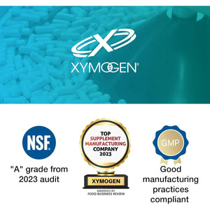 XYMOGEN Saccharomycin 10B - Gut Flora & Digestive Immune Support - 50 Mg Saccharomyces Boulardii Probiotic - Stomach Acid-Resistant - Vegan & Dairy Free - 60 Capsules
