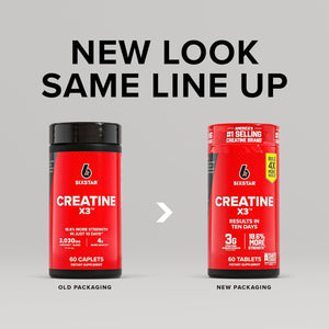 Six Star Creatine Pills, X3 (60 Caplets) - Creatine for Women & Men - Creatine Capsules Support Muscle Strength - Pre & Post Workout Creatine Supplement for Muscle Recovery & Building - 20 Servings