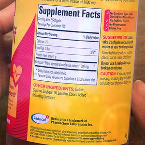 Cholest-Off plus 210 Softgels 900 Mg Plant Sterols | Take 2 Softgels Twice Daily - Gluten Free