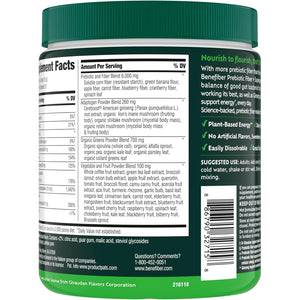 Benefiber Prebiotic GLP-1 Friendly Fiber + Supergreens Dietary Supplement Powder, Watermelon Lemonade Flavor, 8.8 Oz (250G)