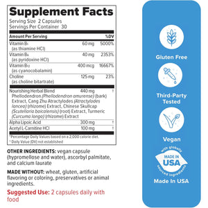 Redd Remedies, Nerve Shield, Supports Healthy Nerve Structure and Circulation, 60 Vegan Capsules