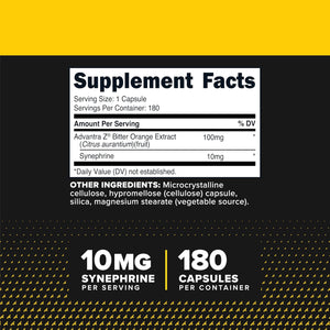 Primaforce Syneburn Supplement, 180 Capsules – Synephrine from ADVANTRA Z