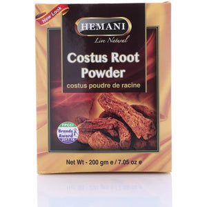 Hemani Costus Root Powder 200G - Qust Al-Hindi (Saussurea Costus) Prophetic Medicine Herb | Traditional Unani & Ayurvedic Formula | Halal, Alcohol-Free | since 1949