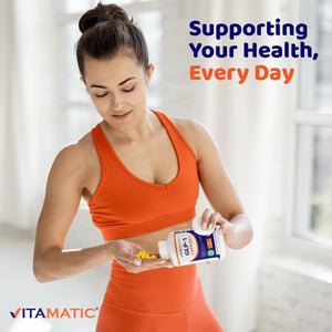 Vitamatic GLP-1 Support Supplement for Men & Women 60 Capsules - Made with Akkermansia, Probiotics, Prebiotic, Clostridium, Berberine, Cinnamon, Green Tea, Turmeric & Colostrum