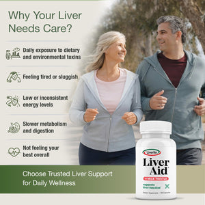 LIVERITE Liver Aid with Milk Thistle 150 Capsules, Supports Healthy Liver Function, Cleansing, Energy & Daily Wellness