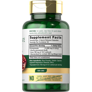Carlyle Pomegranate Extract | 100 Capsules | Traditional Herb | Non-Gmo, Gluten Free Supplement