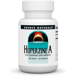 Source Naturals Huperzine a for Learning & Memory* - 100 Mcg, 60 Tablets