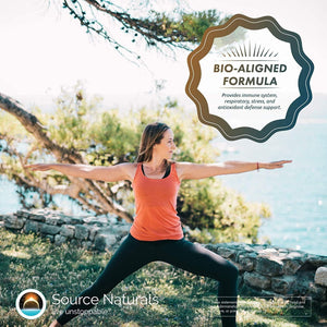 Source Naturals Wellness Formula Bio-Aligned Vitamins & Herbal Defense - Immune System Support Supplement & Immunity Booster* - 90 Tablets