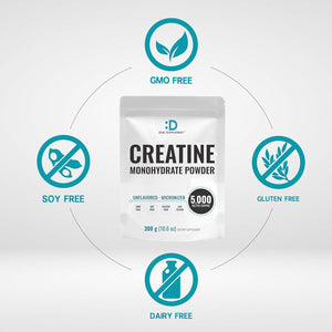 DEAL SUPPLEMENT Instant Creatine Monohydrate Powder, 5G per Serving – 60 Servings | Micronized, Unflavored, Fast Absorbing Formula | Filler Free, Non-Gmo, Keto Friendly, Vegan