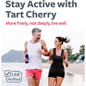 Organic Tart Cherry Capsules - High Strength Organic Tart Cherry 500Mg 4:1 Extract- 1 Capsule per Serving for Uric Acid Support - Vegan Non-Gmo & Made in the USA (2 Months Supply)