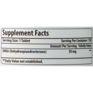 Amazing Formulas DHEA 100 Mg per Serving | 120 Tablets Supplement | (Dehydroepiandrosterone) | Non-Gmo | Gluten-Free | Made in USA