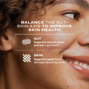 Murad Pure Skin Acne Supplements – 60 Tablets – Clear Skin Support with Blend of Vitamin a & B6, Zinc, Amino Acids, & Burdock Root – Promotes Healthy Skin, Oil Balance, Gut Health & Stress Relief
