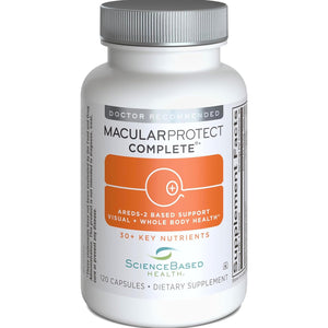 Sciencebased Health Macularprotect Complete – AREDS 2 Eye Health Supplement & Daily Multivitamin – 30+ Nutrients with Lutein & Zeaxanthin – Supports Vision & Whole Body Health – 120 Capsules