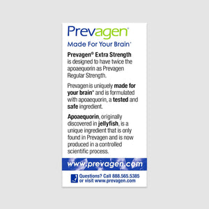 Prevagen Extra Strength - 60 Capsules (2 Month Supply) | Formulated for Your Brain | 20Mg of Apoaequorin plus Vitamin D3 with 7-Day Pill Minder