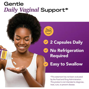 Complete Vaginal Probiotics for Women - W/Added Cranberry, D-Mannose to Promote Urinary Tract, Bladder, Gut & Vaginal Health - Ph Balance for Women - Support UTI, BV, YI - 60 Vegan Capsules