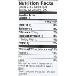 Pines Organic Wheat Grass, 1400 Count Tablets