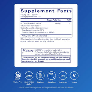 Pure Encapsulations Boswellia AKBA - Supports Joint Health, Colon, Immune System, Gastrointestinal Tract & Cell Health* - with 5-LOXIN Boswellia Extract - Vegan & Non-Gmo - 120 Capsules