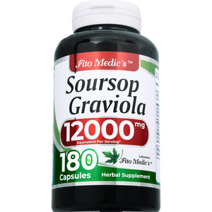 FITO MEDIC'S Lab | Soursop Supplement | Graviola | 180 Capsules | Soursop Graviola Caps