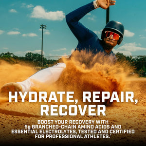 XTEND Sport BCAA Powder Blue Raspberry Ice - Electrolyte Powder for Recovery & Hydration with Amino Acids - 30 Servings