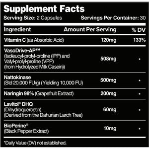 Leviathan Nutrition Hemo Flow | Supplement with Nattokinase for Nitric Oxide