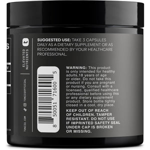 Toniiq Black Maca Root - Ultra High Potency 20:1 Extract - Single Origin, Wildcrafted & Highly Concentrated - Third-Party Lab Tested - 120 Capsules