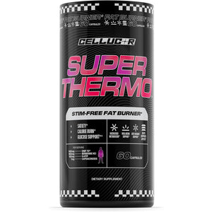 Cellucor Super Thermo™ Stim-Free Fat Burner | Thermogenic, Appetite, and Glucose Support | 60 Capsules