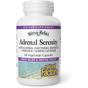 Natural Factors STRESS-RELAX® Adrenal Serenity, 60 Capsules