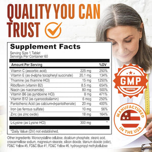 Apetigen-Plus Appetite Stimulant for Weight Gain – Multivitamin with Iron, Zinc, L-Lysine & B-Complex – Appetite Booster Tablets for Adults & Kids 12+ – Sugar Free, No Fish Oil – 60 Count