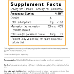 Integrative Therapeutics Krebs Magnesium Potassium Complex - Mineral Supplement to Support Heart Function* - Cellular Energy Support* - Gluten-Free & Dairy-Free - 120 Tablets (60 Servings)