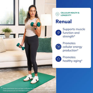 Pure Encapsulations Renual | Urolithin a Supplement | Support for Muscle Function, Cellular Energy Production, Mitochondrial Health, and Healthy Aging* | 60 Caplique Capsules