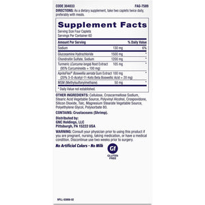 GNC Triflex Fast-Acting 2.0, Improves Joint Comfort and Stiffness, Clinical Strength Doses of Glucosamine/Chondroitin and Boswellia- plus Turmeric, 240 Caplets