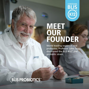 BLIS Ultrablis Probiotic Lozenges - Immune, Gut & Oral Health, K12, Peppermint - 40 Count