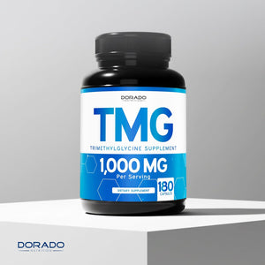 TMG Trimethylglycine Supplement 1,000Mg per Serving (3 Month Supply) - TMG Supplements for Homocysteine Control - as Betaine Anhydrous - Vegan, Third Party Tested & Non GMO - USA Made - (180 Capsules)