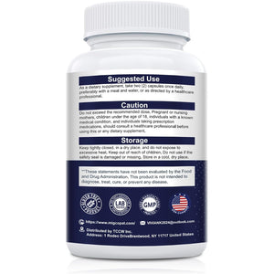 Migcopat Probiotic Prebiotic, Postbiotic & Digestive Enzymes for Digestive Health, 80 Billion CFU Probiotics Complete Gut Support with Berberine, Cinnamon, L-Glutamine, for Men & Women, 120 Capsules
