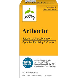 Terry Naturally Arthocin - 60 Capsules - Support Joint Lubrication, Optimize Flexibility & Comfort - Non-Gmo, Vegan, Gluten Free - 30 Servings