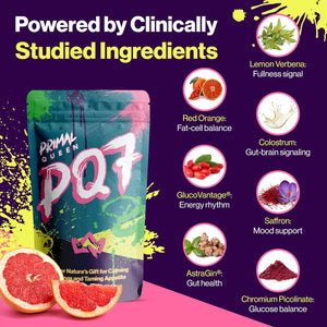 Primal Queen PQ7 Appetite Control Supplement for Women – Supports Cravings, Hunger & Fullness Signals – Stimulant-Free Formula with Clinically Studied Ingredients – 60 Capsules