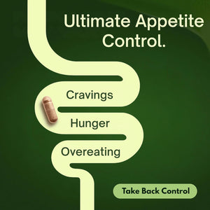 Natural Appetite Suppressant for Women & Men – Non-Stimulant Satiety Support & Holistic Daily Formula. Helps Control Hunger & Curb Cravings Naturally – 60 Veggie Capsules