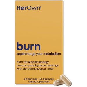 Her Own Boost, Helps Boost Energy, Supports Metabolism, Proprietary Thermogenic Blend, Green Tea Leaf Extract, Gluten and Soy Free, Vegan, 60 Capsules, 30 Servings, Small, Multi