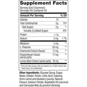 OLLY Extra Strength Sleep Gummy 5 Mg Melatonin, L-Theanine, Chamomile, Lemon Balm Extracts, Sleep Aid, Blackberry Flavor - 90 Count