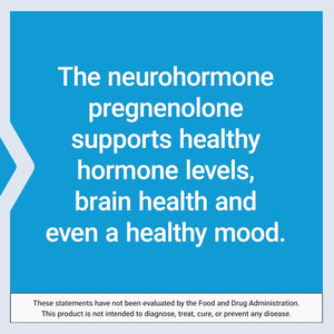 Life Extension Pregnenolone, Neurohormone, Promotes Memory Health and Brain Plasticity, Gluten-Free, Non-Gmo, 100 Capsules