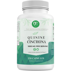 Quinine Cinchona Bark Extract 1000 Mg – Herbal Supplement for Muscle & Leg Cramp Relief, Digestive Support & Immune Health – 120 Capsules, Non-Gmo, Made in USA