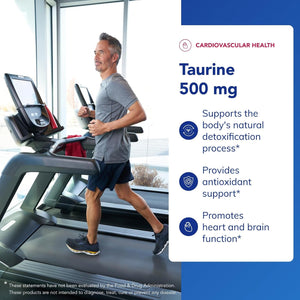 Pure Encapsulations Taurine 500 Mg | Amino Acid Supplement for Liver, Eye Health, Antioxidants, Heart, Brain, and Muscles* | 60 Capsules
