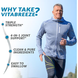 Vitabreeze Glucosamine Chondroitin, MSM & Turmeric Dietary Supplement - 248 Capsules