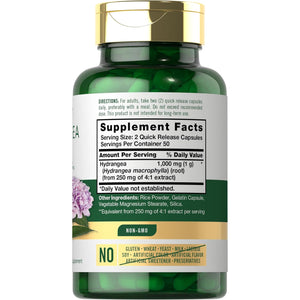 Carlyle Hydrangea Root Capsules | 100 Count | Non-Gmo, Gluten Free Extract