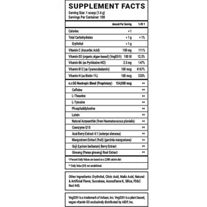 Gamer Supps GG Energy - Good by Smii7Y (100 Servings) - Keto Friendly Gaming Energy and Nootropic Blend, Sugar Free + Caffeine + Vitamins + Immune Support, Powder Drink