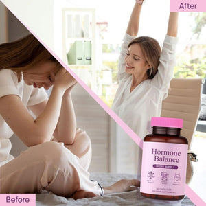 Hormone Balance for Women | Dietary Supplement, Supports Healthy Cortisol Levels & Stress Relief | Mood, Sleep, Energy | Ashwagandha, Ginseng, Maca | 60 Capsules