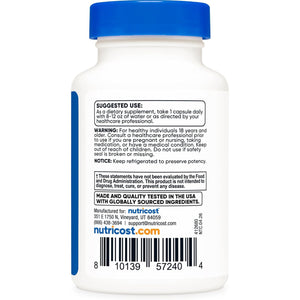 Nutricost Probiotic Complex - 50 Billion CFU, 60 Capsules - Probiotic for Men and Women - Vegetarian Capsules, Non-Gmo, Gluten Free