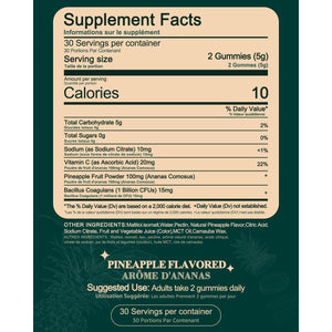Premium Feminine Balance Gummies for Women - Hawaiian Pineapple Ph Balance Probiotic Gummies for Odor and Flora Wellness, Immune Support, Vegan, 60 Count