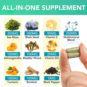 Sea Moss Black Seed Oil Capsules